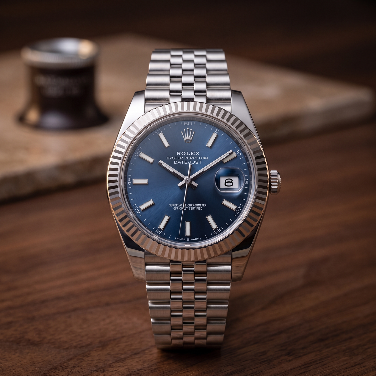 2021 Blue Stick Datejust Full Set - view 3