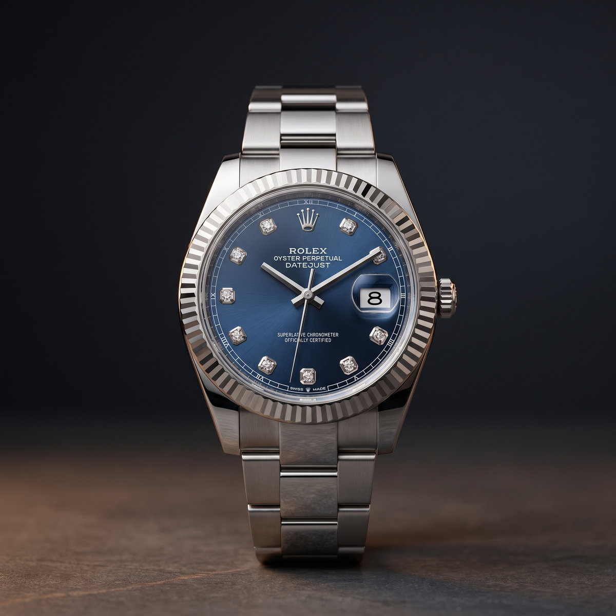 41MM Datejust - Blue Diamond Dial - view 1