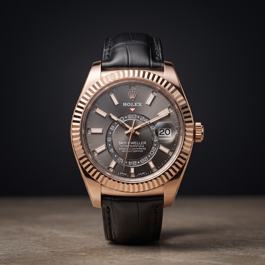 Rolex Sky-Dweller Leather Band