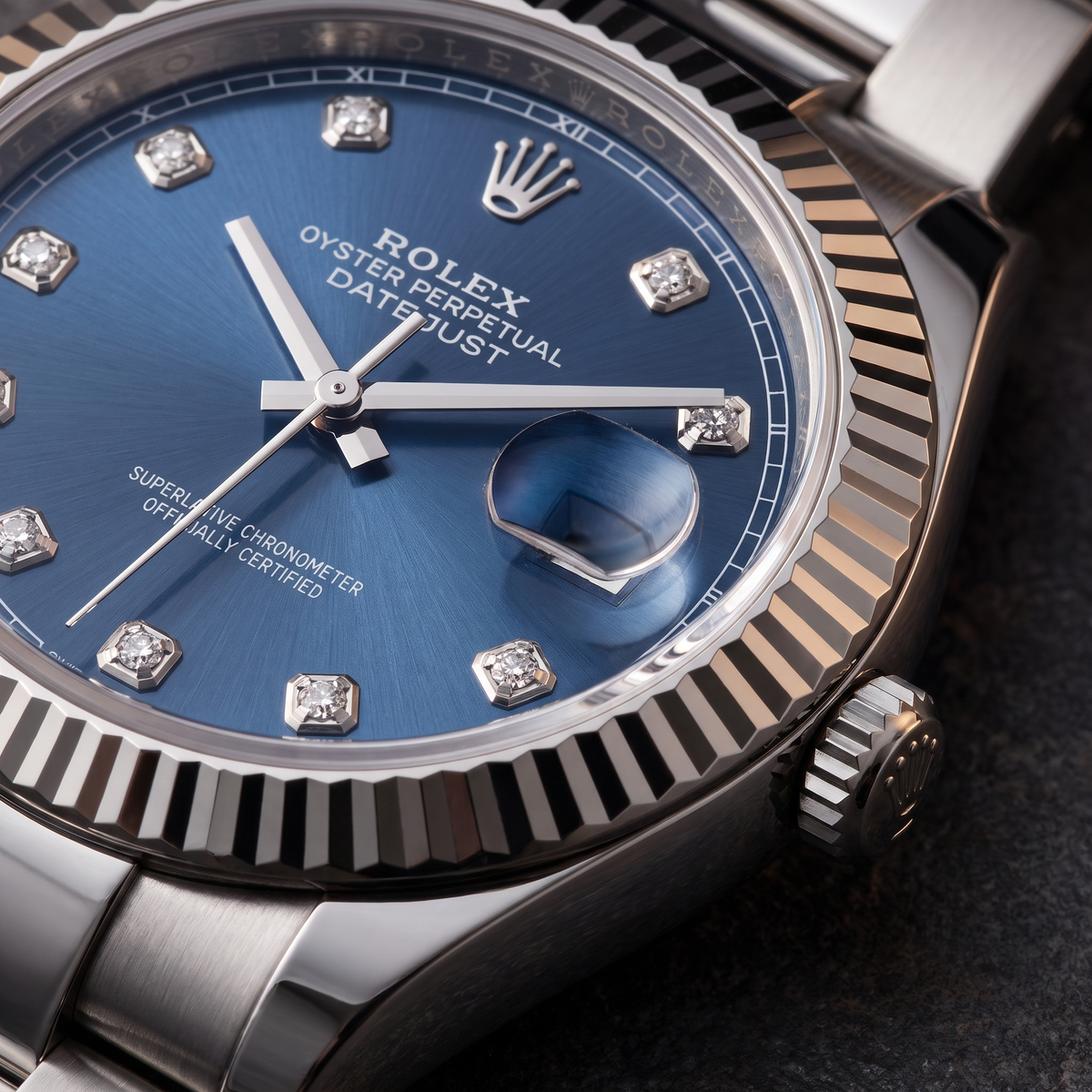 41MM Datejust - Blue Diamond Dial - view 2