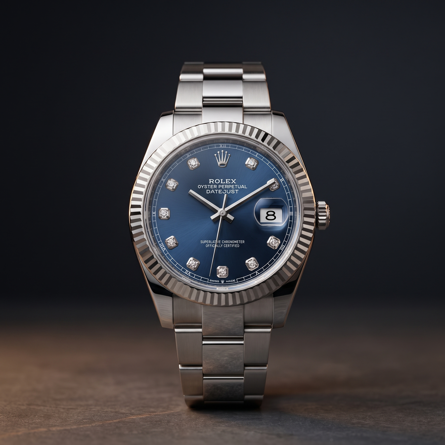 41MM Datejust - Blue Diamond Dial