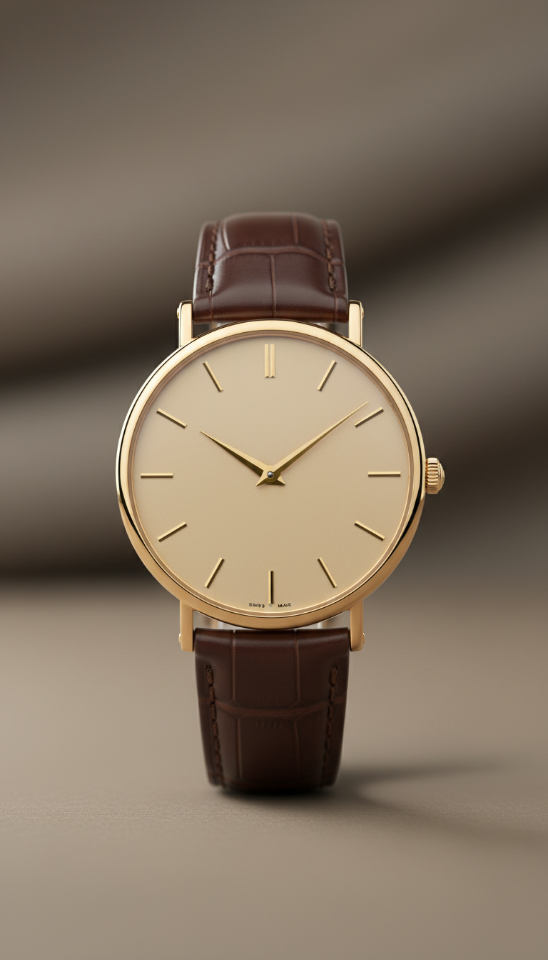 18k gold limited-edition dress watch