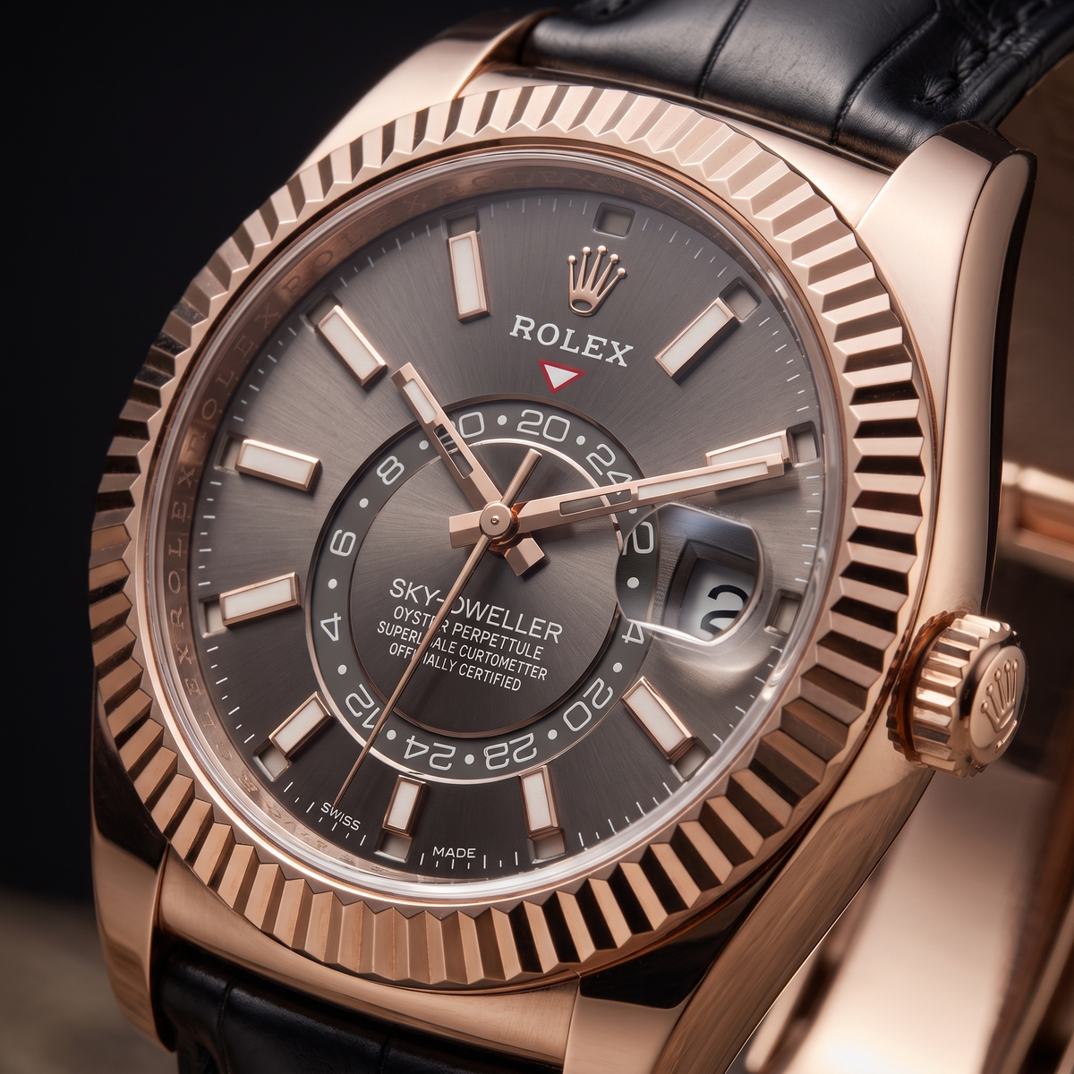 Rolex Sky-Dweller Leather Band
