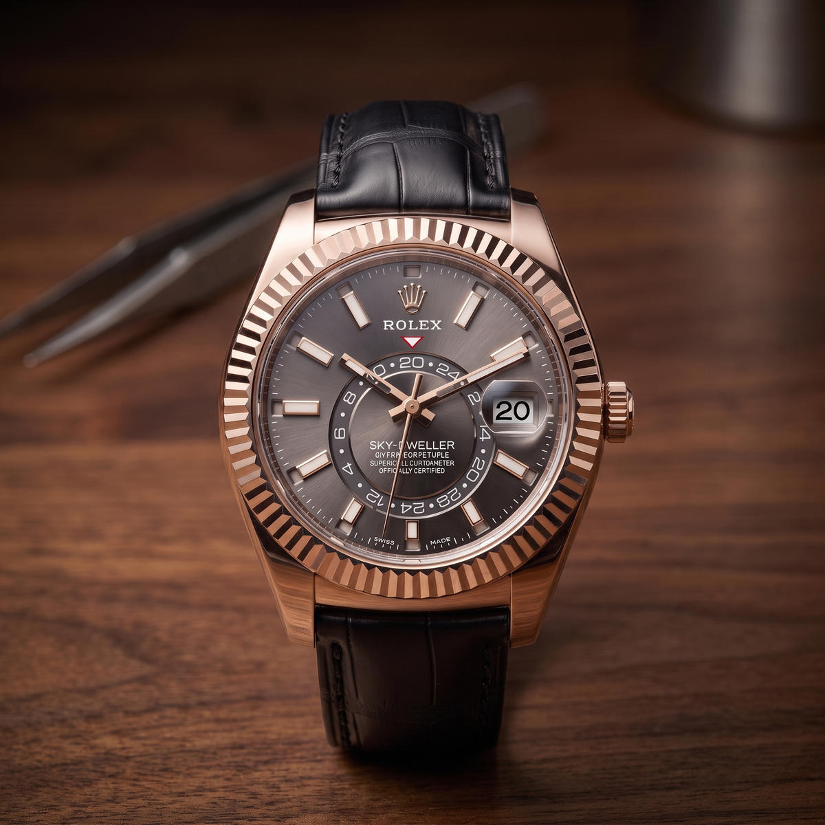 Rolex Sky-Dweller Leather Band